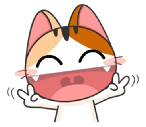 🐱 Стикер «Японская Кошечка» для Telegram