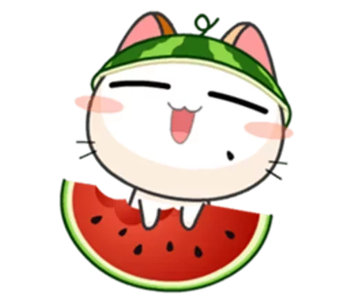 🐱 Стикер «Японская Кошечка» для Telegram