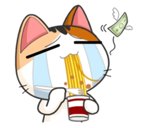 🐱 Стикер «Японская Кошечка» для Telegram