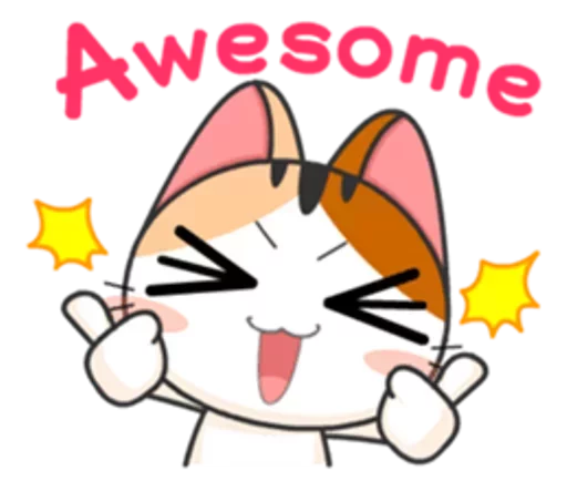 😸 Стикер «Японская Кошечка» для Telegram
