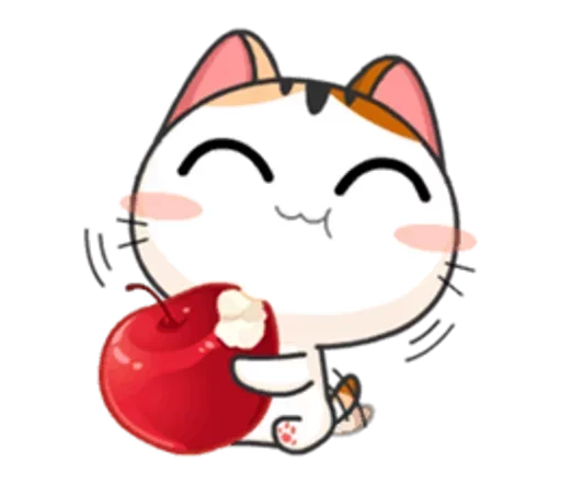 😺 Стикер «Японская Кошечка» для Telegram
