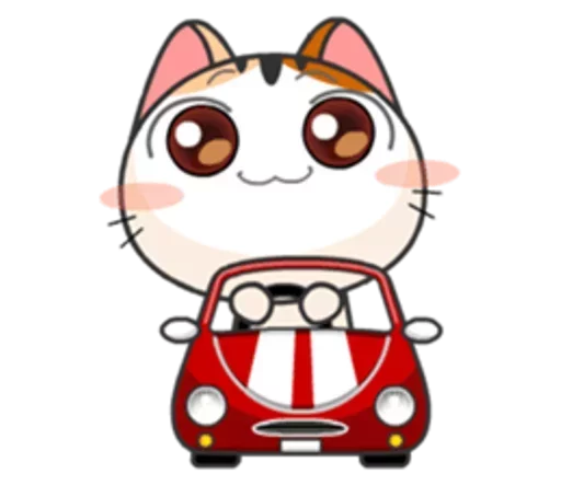 😽 Стикер «Японская Кошечка» для Telegram
