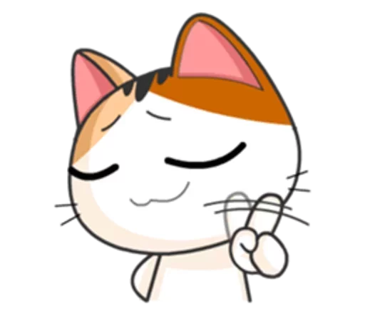 😾 Стикер «Японская Кошечка» для Telegram