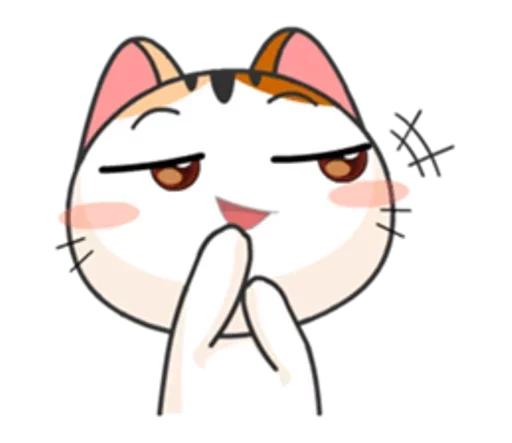 🙀 Стикер «Японская Кошечка» для Telegram
