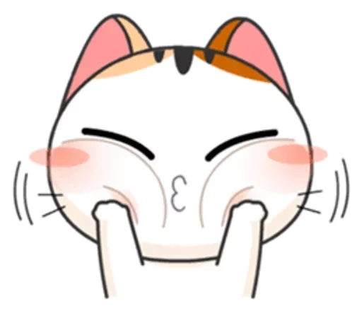 🙀 Стикер «Японская Кошечка» для Telegram