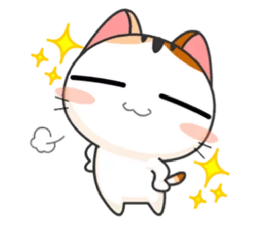 😼 Стикер «Японская Кошечка» для Telegram