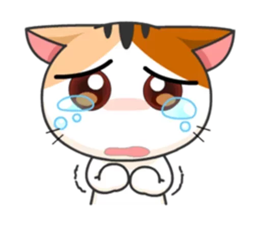 😿 Стикер «Японская Кошечка» для Telegram