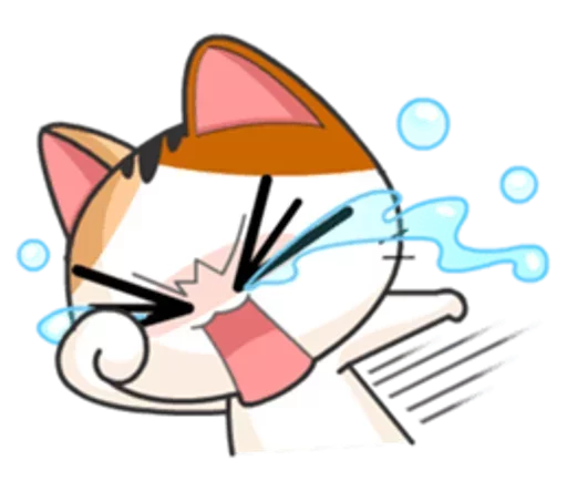 😿 Стикер «Японская Кошечка» для Telegram