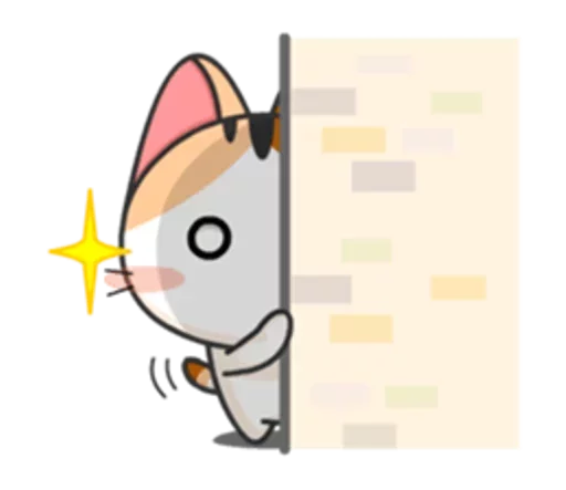 😾 Стикер «Японская Кошечка» для Telegram