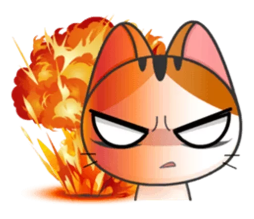 😾 Стикер «Японская Кошечка» для Telegram