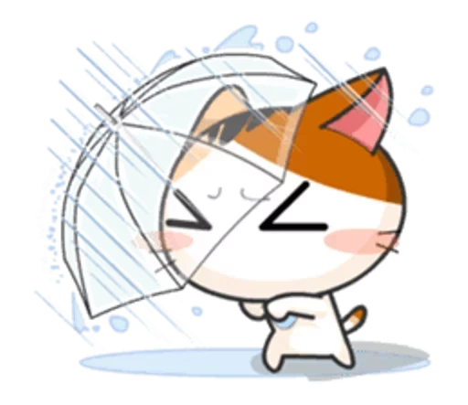 🙀 Стикер «Японская Кошечка» для Telegram