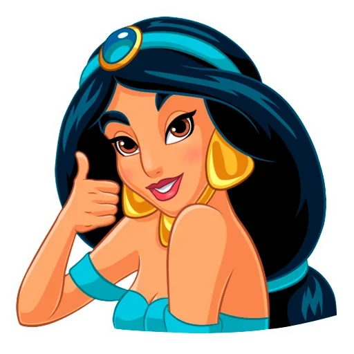 👍 Стикер «Жасмин» для Telegram