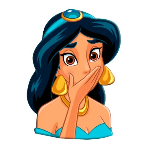 😯 Стикер «Жасмин» для Telegram
