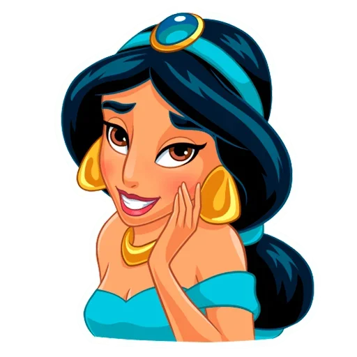 ☺️ Стикер «Жасмин» для Telegram