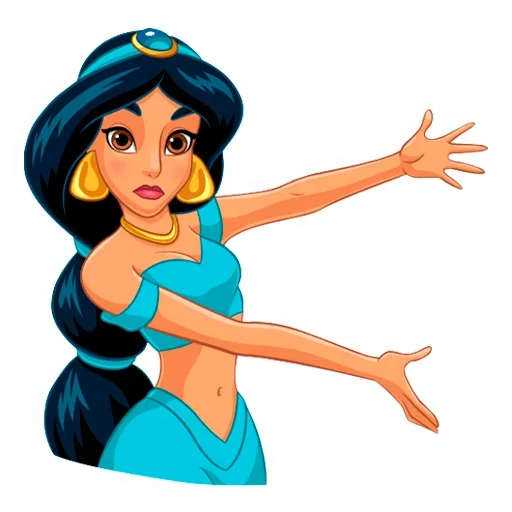 🤷‍♀️ Стикер «Жасмин» для Telegram