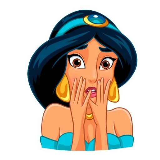 😲 Стикер «Жасмин» для Telegram