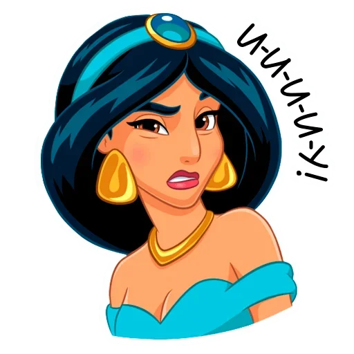 🥴 Стикер «Жасмин» для Telegram