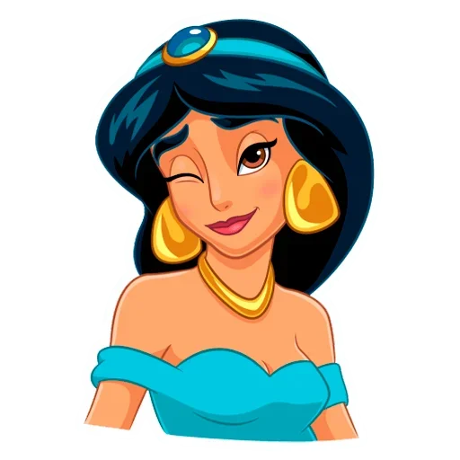 😉 Стикер «Жасмин» для Telegram