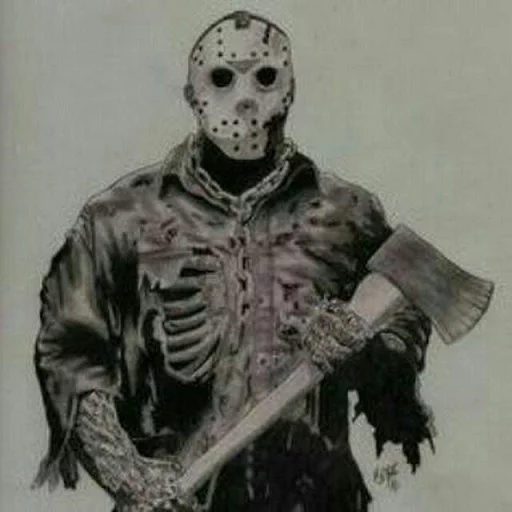 💀 Стикер «Mr.Voorhees» для Telegram