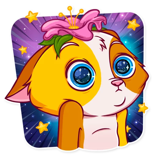 🌺 Стикер «Jaspurr» для Telegram