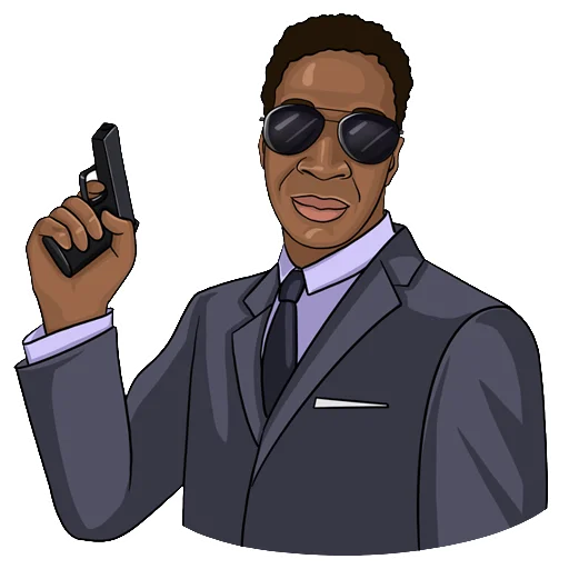 😎 Стикер «Jax Slayher» для Telegram