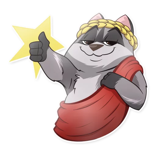 Стикерпак Jaxon Jed Raccoon для Telegram — скачать