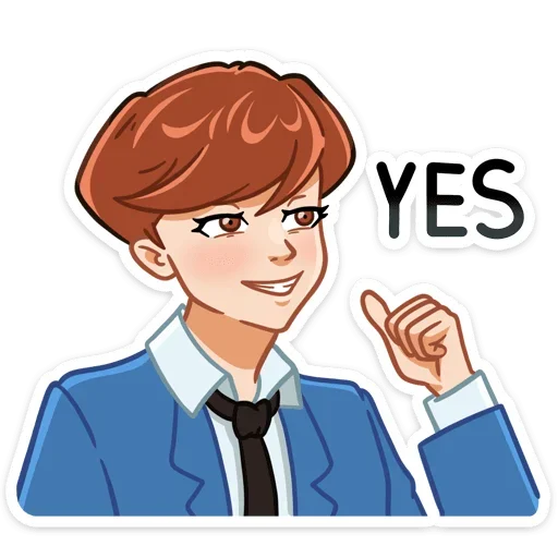 ☺️ Стикер «Джей» для Telegram