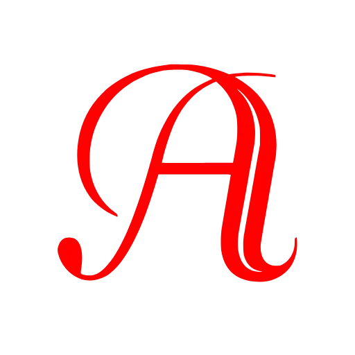 Стикерпак Jazz Decor алый шрифт для Telegram