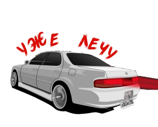 👌 Стикер «JDM Cars» для Telegram