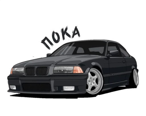 👋 Стикер «JDM Cars» для Telegram