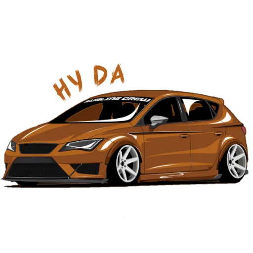 👍 Стикер «JDM Cars» для Telegram