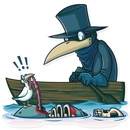 🚣 Стикер «Jean Baptiste Plagouille» для Telegram