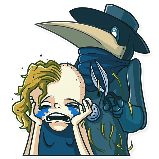 💇 Стикер «Jean Baptiste Plagouille» для Telegram