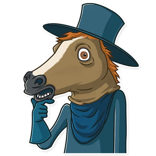🐴 Стикер «Jean Baptiste Plagouille 2» для Telegram
