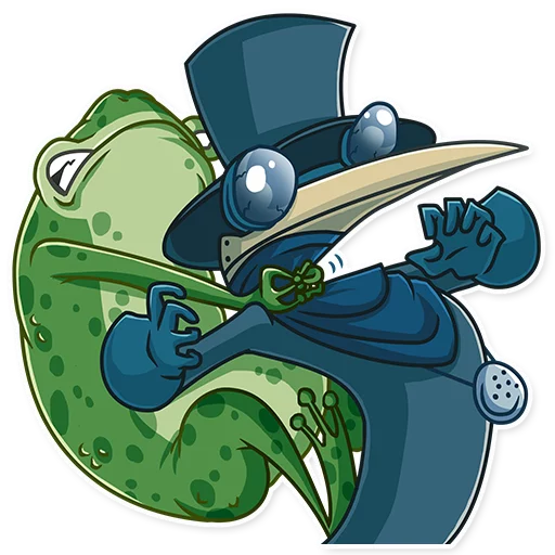 🐸 Стикер «Jean Baptiste Plagouille 2» для Telegram