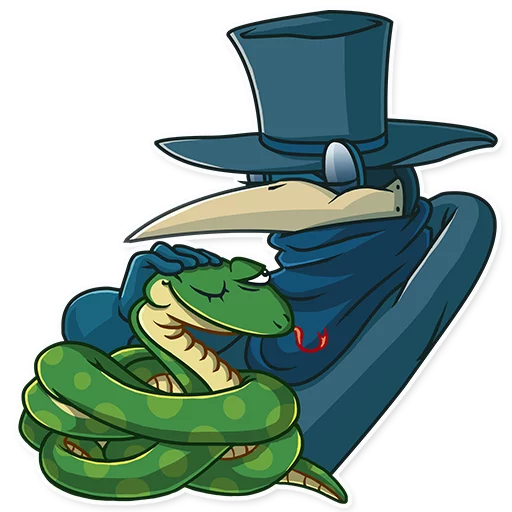 🐍 Стикер «Jean Baptiste Plagouille 2» для Telegram