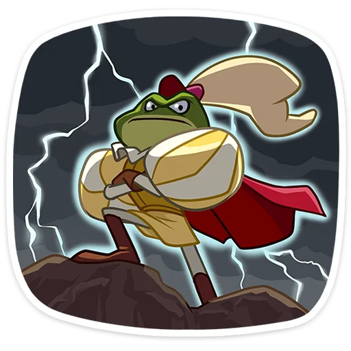 🐸 Стикер «Жан-Луи» для Telegram