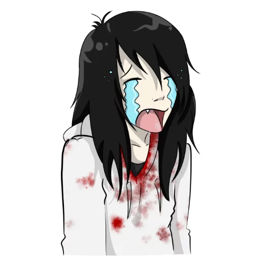 😭 Стикер «Jeff the Killer» для Telegram