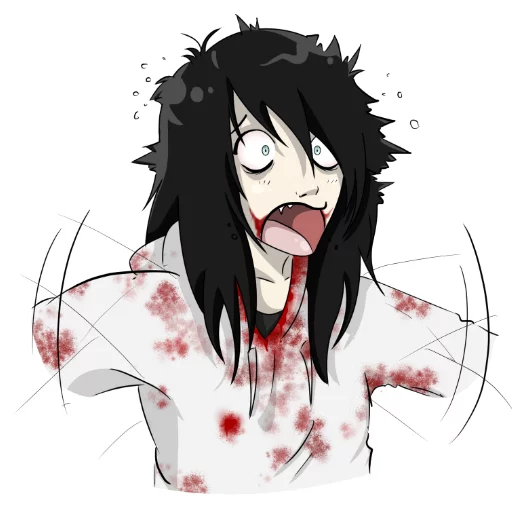 😱 Стикер «Jeff the Killer» для Telegram