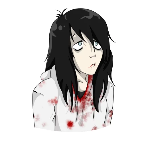 😔 Стикер «Jeff the Killer» для Telegram