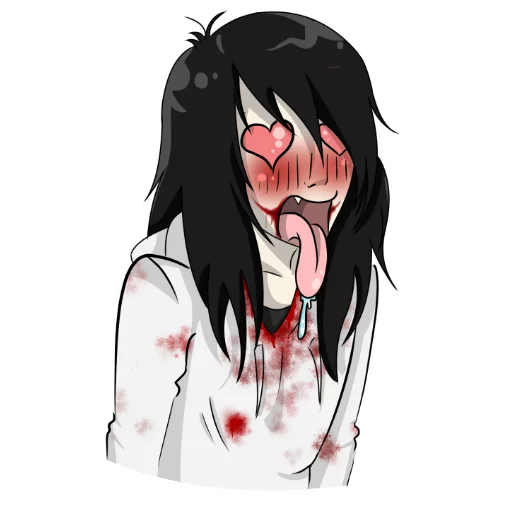 😍 Стикер «Jeff the Killer» для Telegram