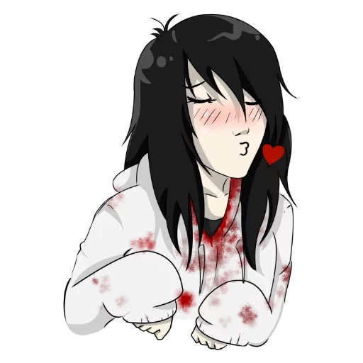 😘 Стикер «Jeff the Killer» для Telegram