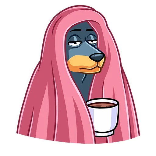 ☕️ Стикер «Джеф» для Telegram