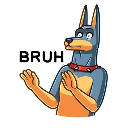 🗿 Стикер «Джеф» для Telegram