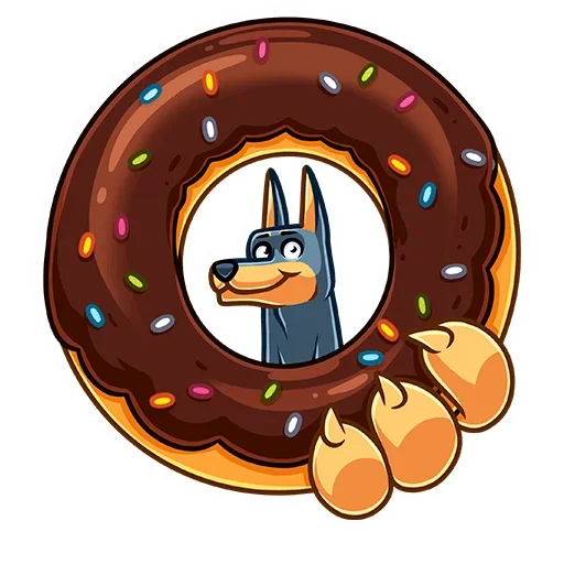 🍩 Стикер «Джеф» для Telegram