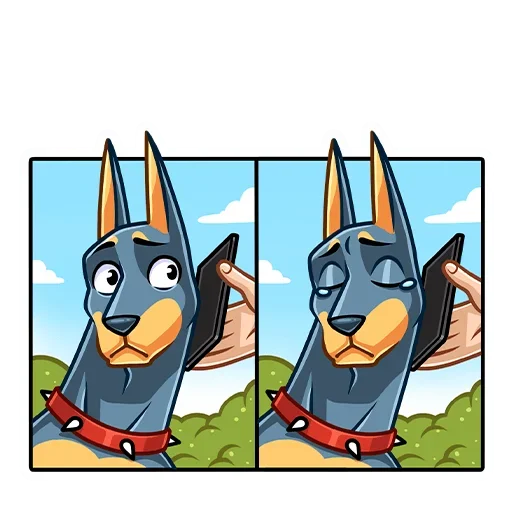 ☹️ Стикер «Джеф» для Telegram