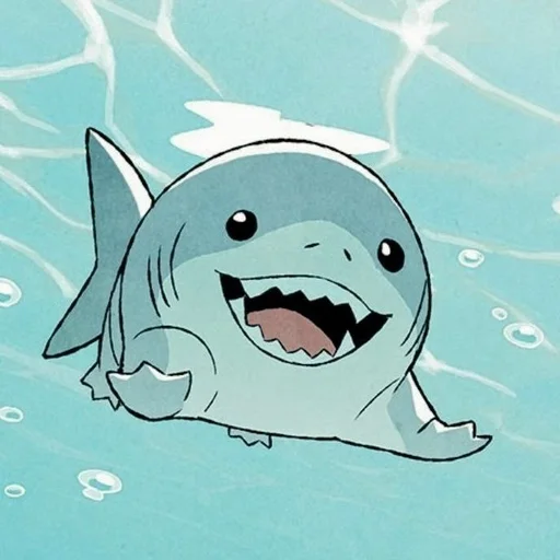 Стикерпак Jeff the Shark для Telegram