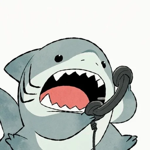 📞 Стикер «Jeff the Shark» для Telegram