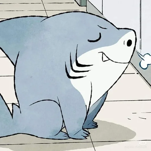 😤 Стикер «Jeff the Shark» для Telegram