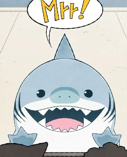 😄 Стикер «Jeff the Shark» для Telegram